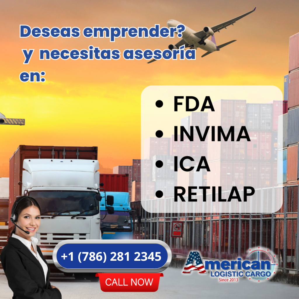 american cargo logistics packing solutions crate FDA INVIMA ICA RETILAP