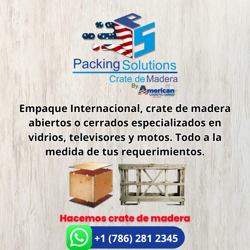 american cargo logistics packing solutions crate distribuidores